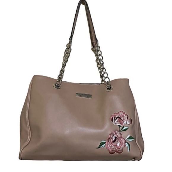 Jones New York Bags Jones New York Signature Beige Embroidered